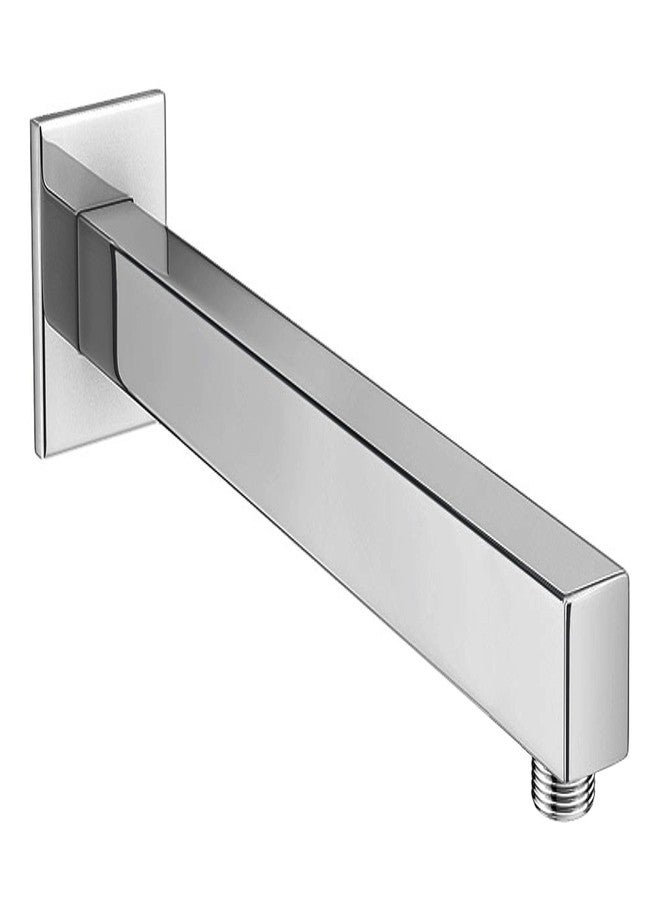 دريزل ذراع دش مربع من الفولاذ المقاوم للصدأ من DRIZZLE / ذراع دش علوي للحمام / قضيب دش مطري (15 بوصة، فضي، بلمسة نهائية من الكروم) - Image 1